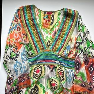 Johnny Was Silk Top - Medium